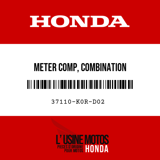 image de 37110-K0R-D02 METER COMP, COMBINATION