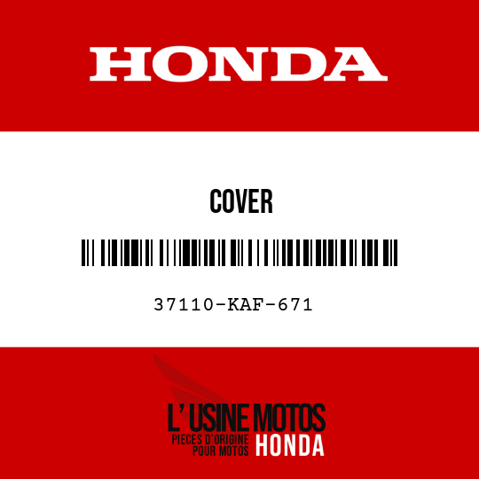 image de 37110-KAF-671 COVER