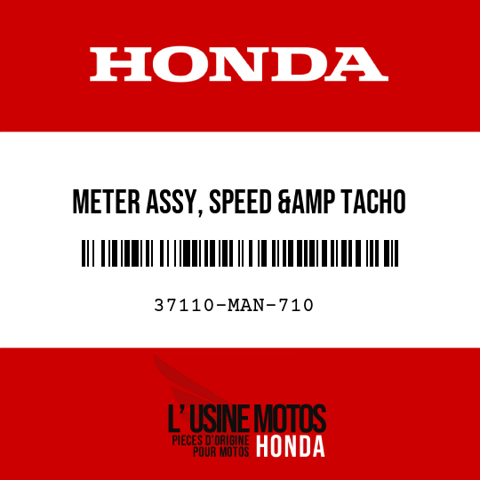 image de 37110-MAN-710 METER ASSY, SPEED &amp TACHO