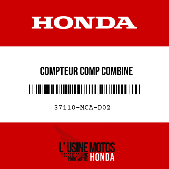 image de 37110-MCA-D02 COMPTEUR COMP COMBINE