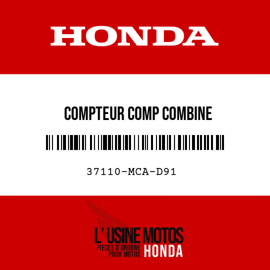 image de 37110-MCA-D91 COMPTEUR COMP COMBINE