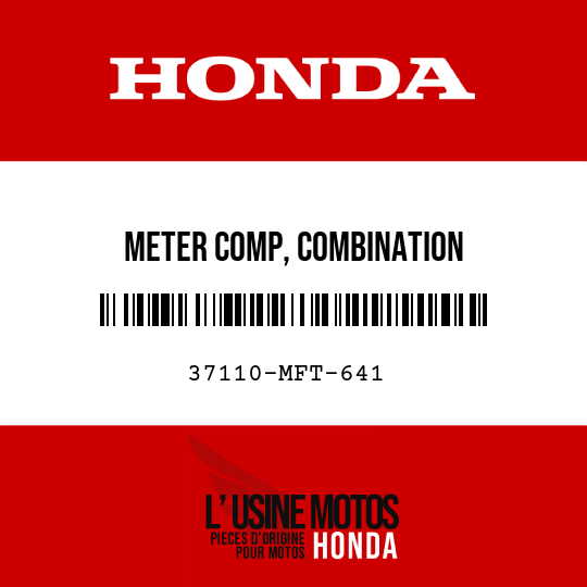 image de 37110-MFT-641 METER COMP, COMBINATION