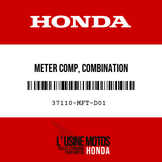 image de 37110-MFT-D01 METER COMP, COMBINATION