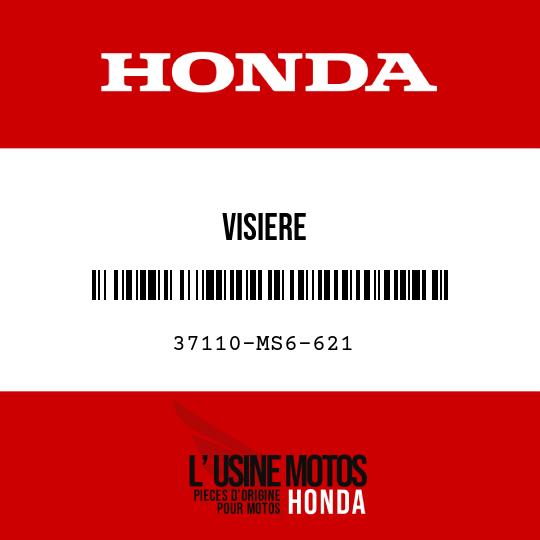image de 37110-MS6-621 VISIERE
