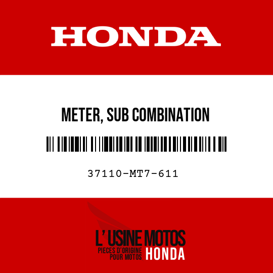 image de 37110-MT7-611 METER, SUB COMBINATION