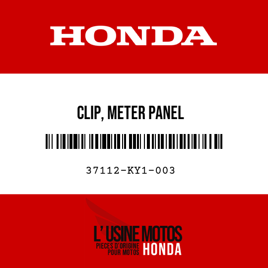 image de 37112-KY1-003 CLIP, METER PANEL