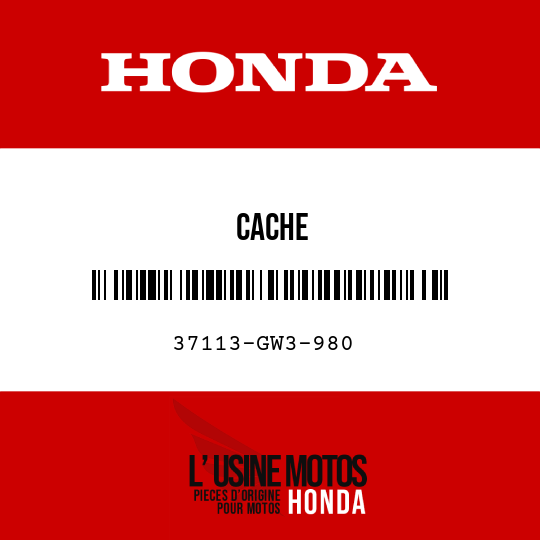 image de 37113-GW3-980 CACHE
