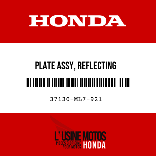 image de 37130-ML7-921 PLATE ASSY, REFLECTING