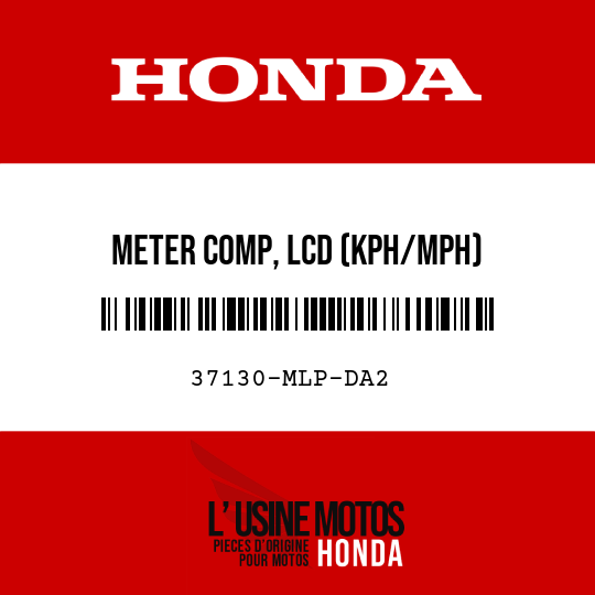 image de 37130-MLP-DA2 METER COMP, LCD (KPH/MPH)
