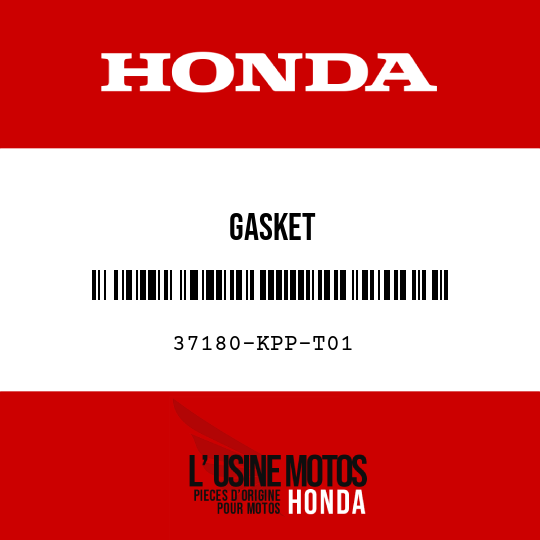 image de 37180-KPP-T01 GASKET