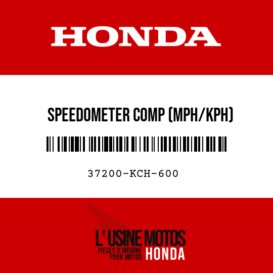 image de 37200-KCH-600 SPEEDOMETER COMP (MPH/KPH)