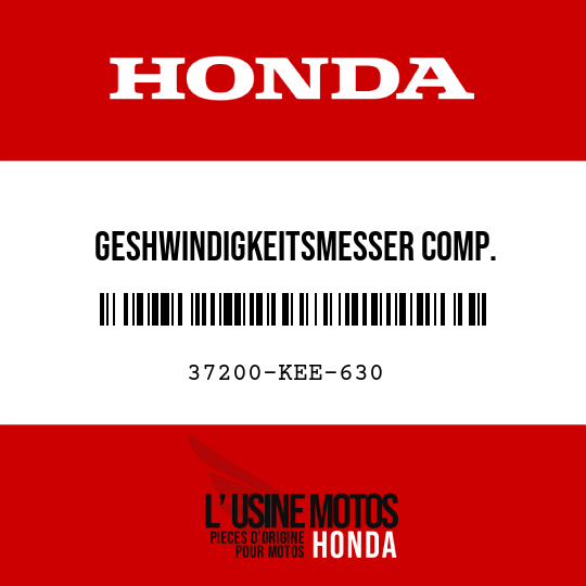 image de 37200-KEE-630 GESHWINDIGKEITSMESSER COMP.