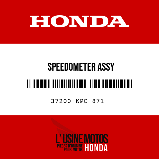 image de 37200-KPC-871 SPEEDOMETER ASSY