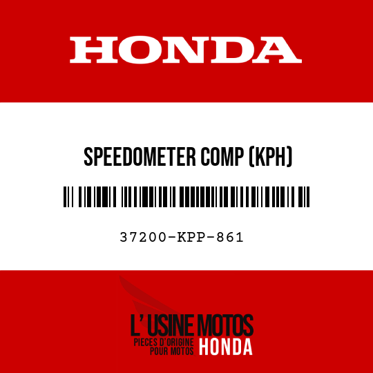 image de 37200-KPP-861 SPEEDOMETER COMP (KPH)