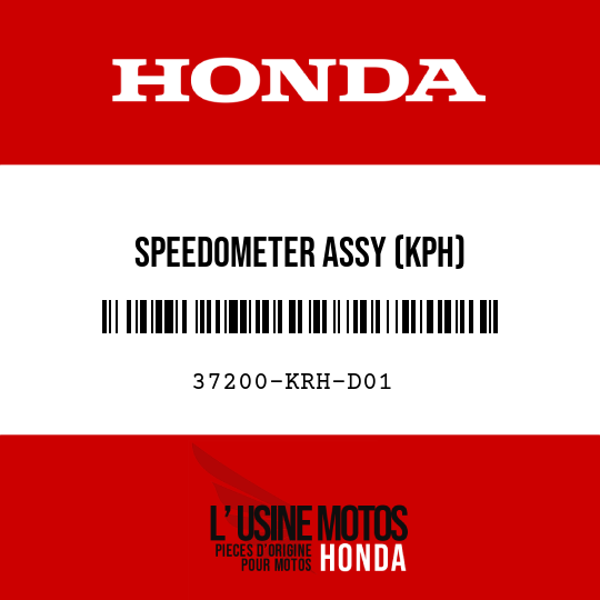 image de 37200-KRH-D01 SPEEDOMETER ASSY (KPH)