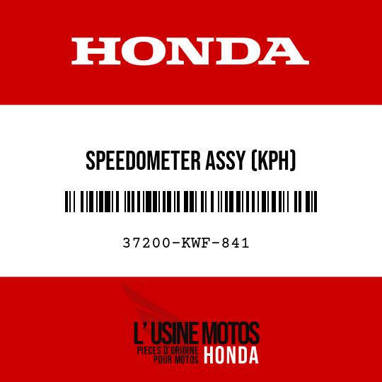 image de 37200-KWF-841 SPEEDOMETER ASSY (KPH)