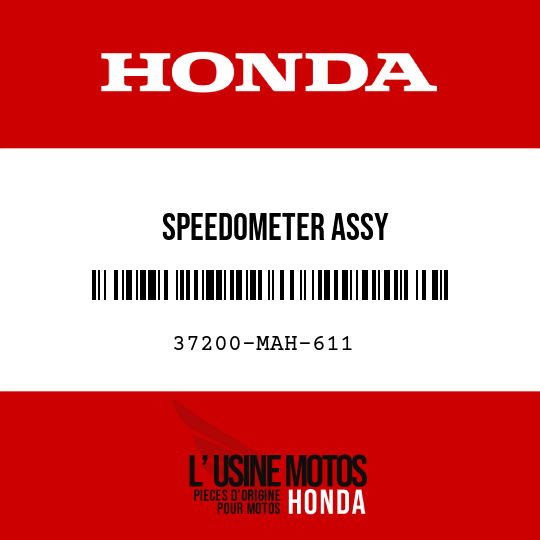 image de 37200-MAH-611 SPEEDOMETER ASSY
