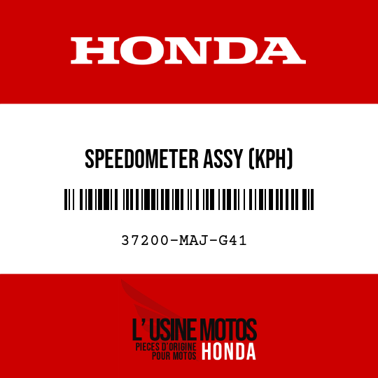 image de 37200-MAJ-G41 SPEEDOMETER ASSY (KPH)