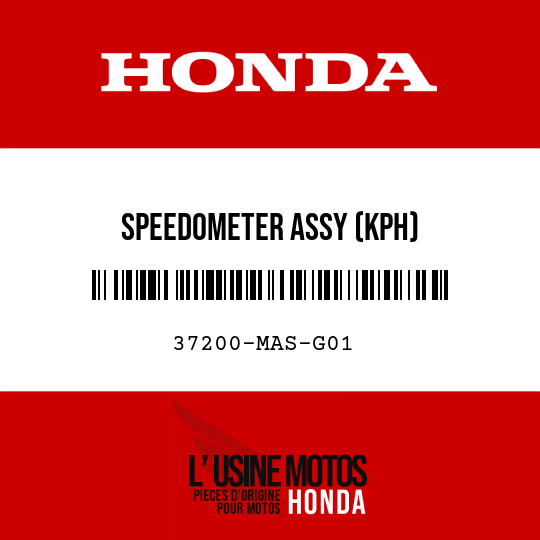 image de 37200-MAS-G01 SPEEDOMETER ASSY (KPH)