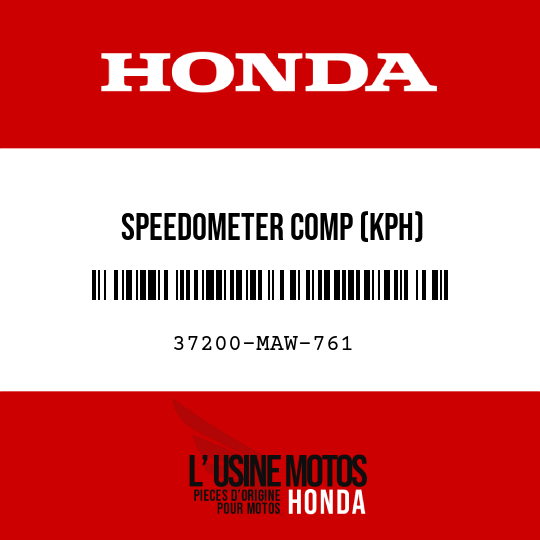 image de 37200-MAW-761 SPEEDOMETER COMP (KPH)
