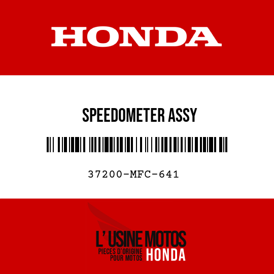 image de 37200-MFC-641 SPEEDOMETER ASSY