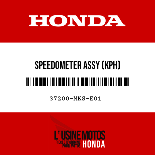 image de 37200-MKS-E01 SPEEDOMETER ASSY (KPH)
