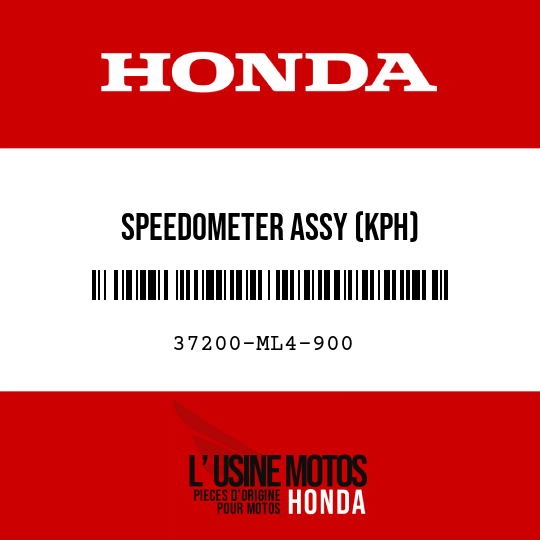 image de 37200-ML4-900 SPEEDOMETER ASSY (KPH)