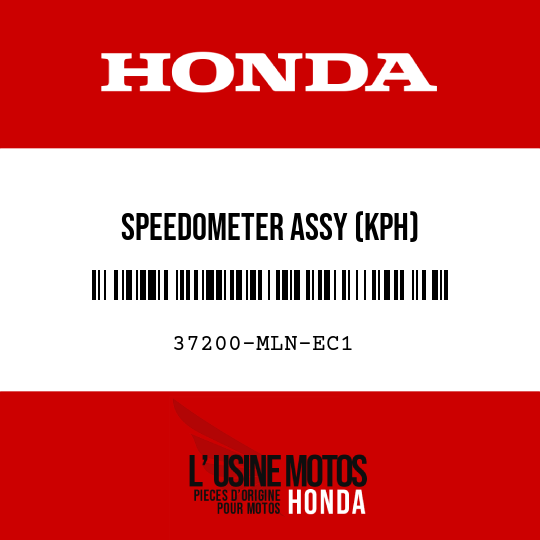 image de 37200-MLN-EC1 SPEEDOMETER ASSY (KPH)