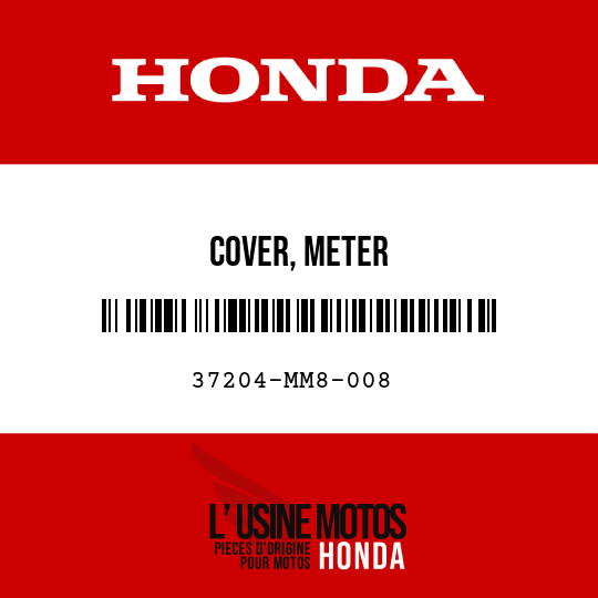 image de 37204-MM8-008 COVER, METER