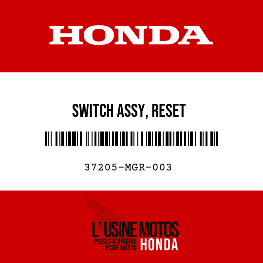 image de 37205-MGR-003 SWITCH ASSY, RESET