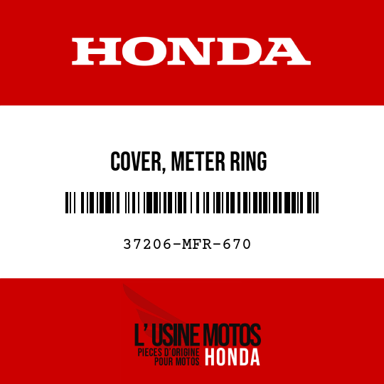 image de 37206-MFR-670 COVER, METER RING