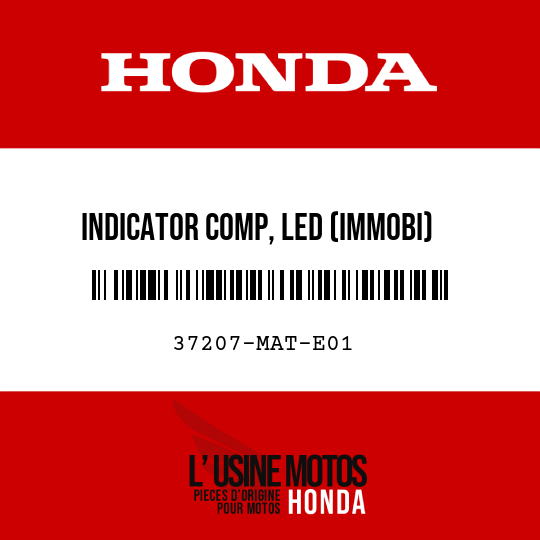 image de 37207-MAT-E01 INDICATOR COMP, LED (IMMOBI)