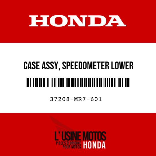 image de 37208-MR7-601 CASE ASSY, SPEEDOMETER LOWER