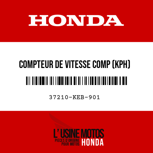 image de 37210-KEB-901 COMPTEUR DE VITESSE COMP (KPH)