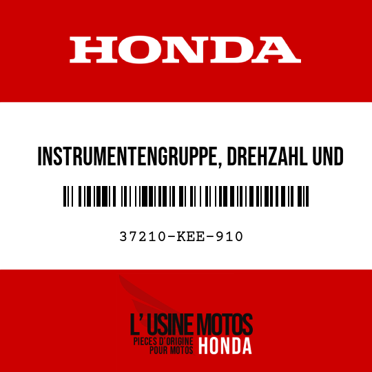 image de 37210-KEE-910 INSTRUMENTENGRUPPE, DREHZAHL UND FUEL