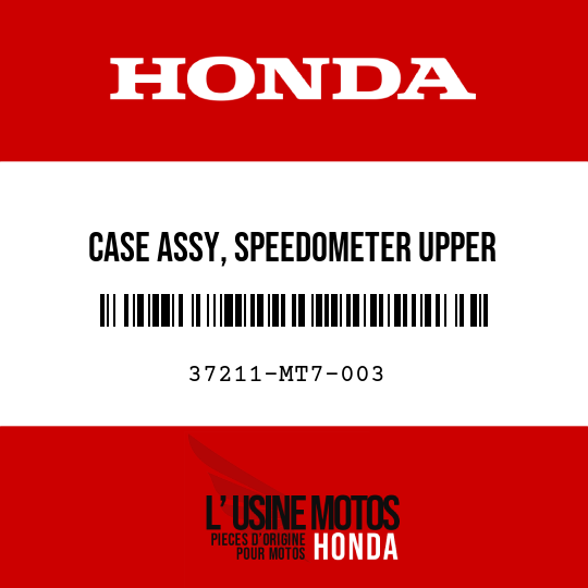 image de 37211-MT7-003 CASE ASSY, SPEEDOMETER UPPER