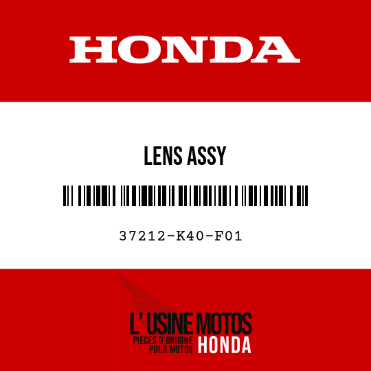 image de 37212-K40-F01 LENS ASSY