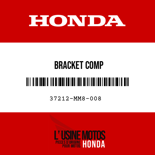 image de 37212-MM8-008 BRACKET COMP