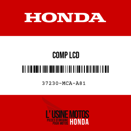 image de 37230-MCA-A81 COMP LCD