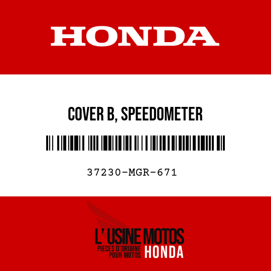 image de 37230-MGR-671 COVER B, SPEEDOMETER