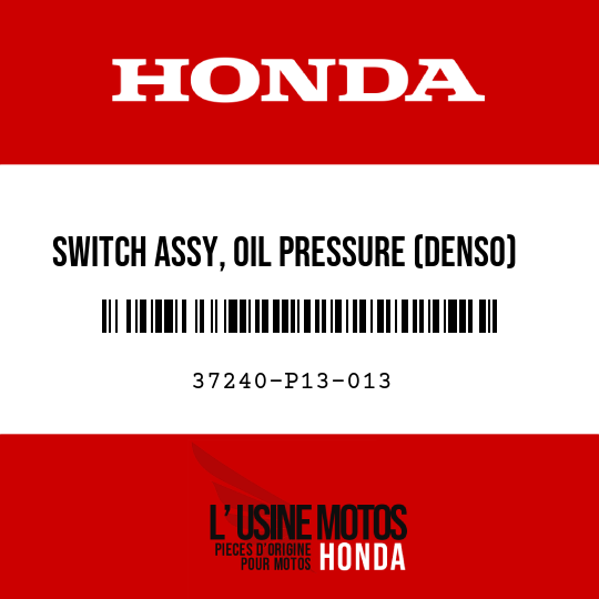 image de 37240-P13-013 SWITCH ASSY, OIL PRESSURE (DENSO)