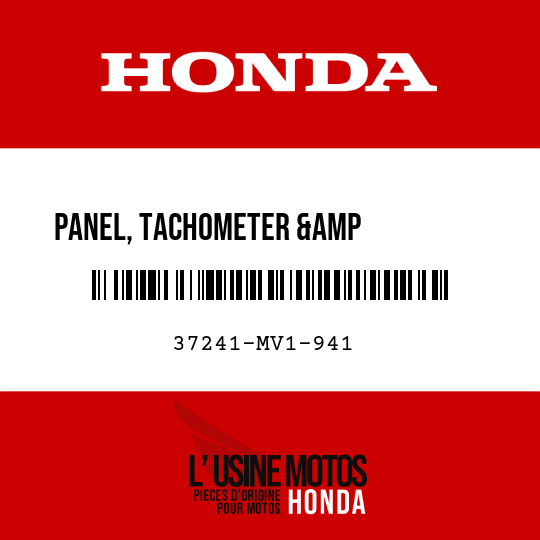 image de 37241-MV1-941 PANEL, TACHOMETER &amp           TEMPERATURE METER