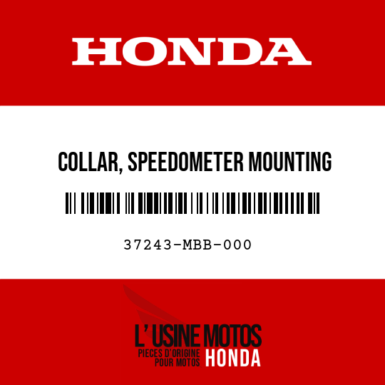 image de 37243-MBB-000 COLLAR, SPEEDOMETER MOUNTING