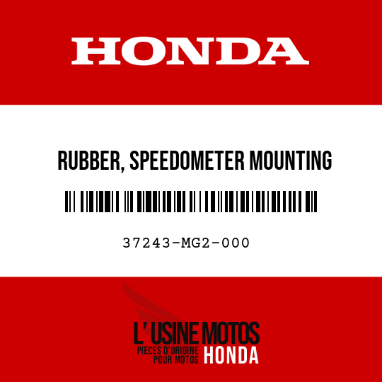 image de 37243-MG2-000 RUBBER, SPEEDOMETER MOUNTING