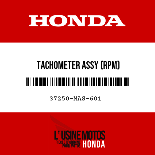 image de 37250-MAS-601 TACHOMETER ASSY (RPM)