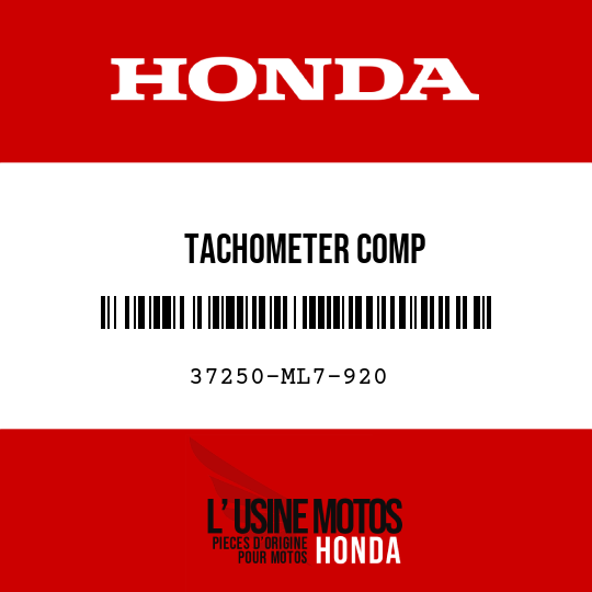 image de 37250-ML7-920 TACHOMETER COMP