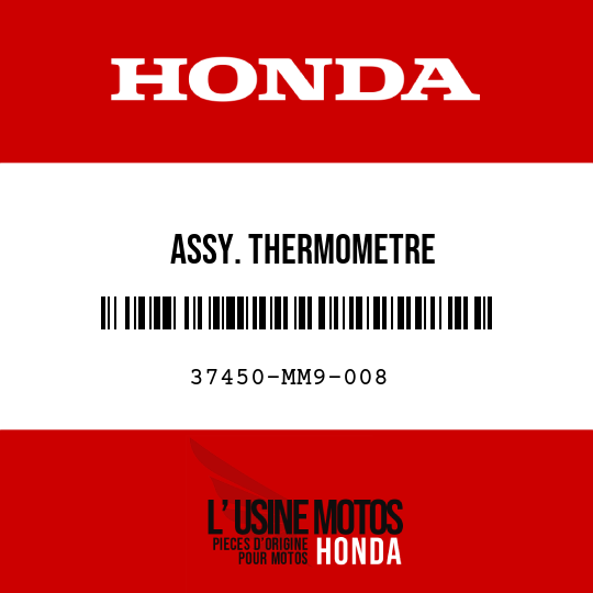 image de 37450-MM9-008 ASSY. THERMOMETRE