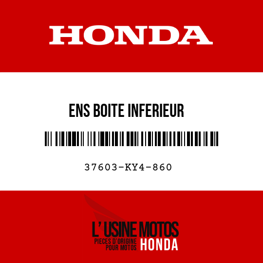 image de 37603-KY4-860 ENS BOITE INFERIEUR