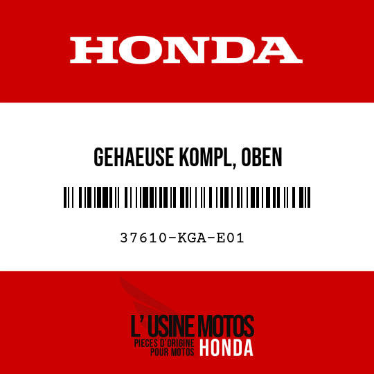 image de 37610-KGA-E01 GEHAEUSE KOMPL, OBEN