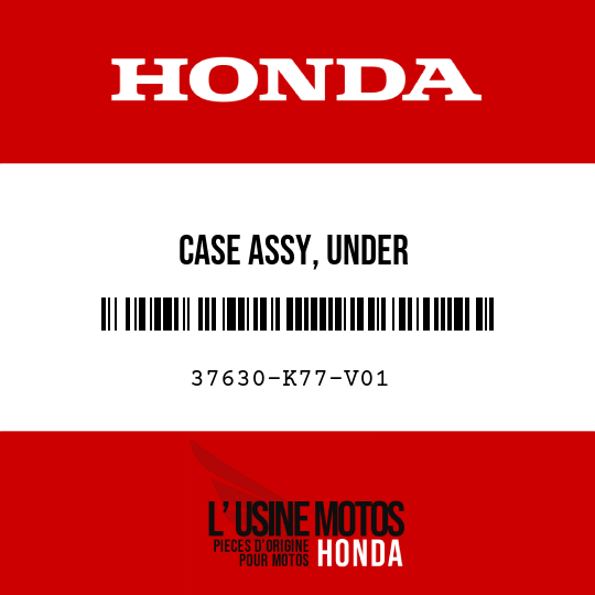 image de 37630-K77-V01 CASE ASSY, UNDER